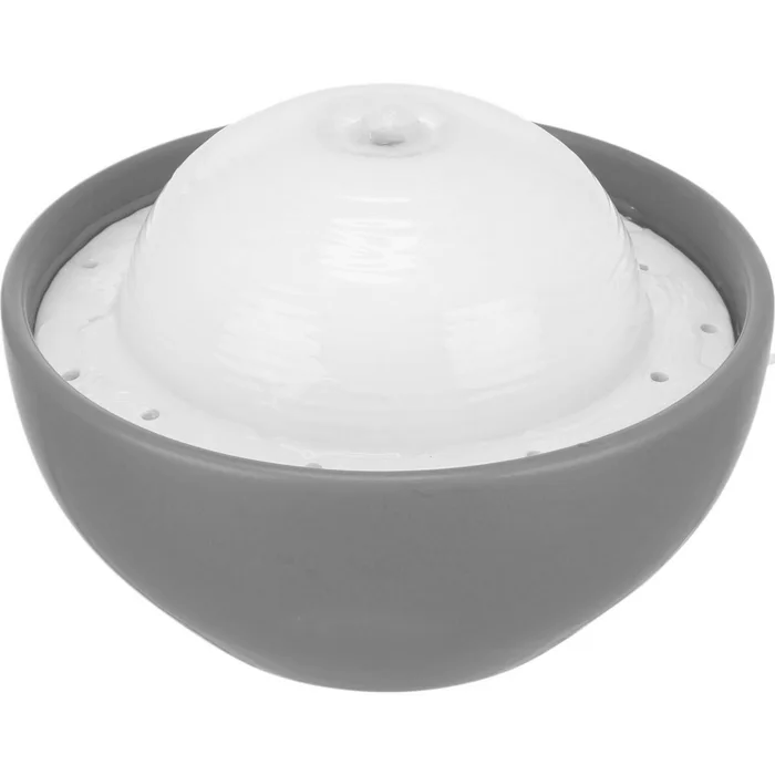 Hlavný obrázok produktu Vital Dome keramická fontánka na pití, 1,5 l/20 x 10 x 20 cm, šedá/bílá (RP 2,90 Kč)