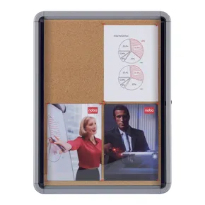 Vitrína Nobo, vnitřní, korek, 6xA4