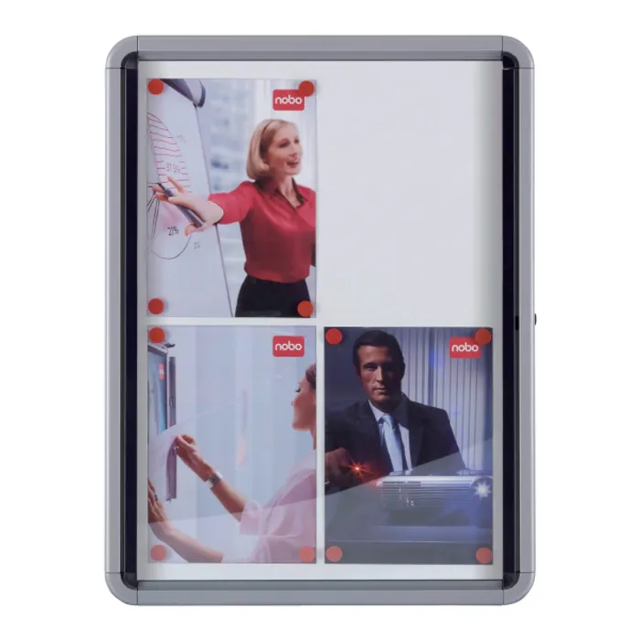 Hlavný obrázok produktu Vitrína Nobo, vnitřní, kov, 9xA4