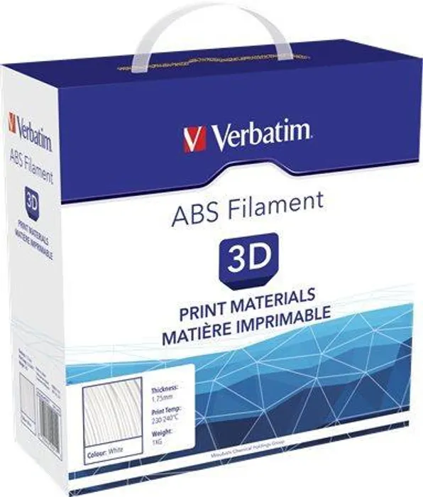 Hlavný obrázok produktu Vlákno ABS pro 3D tiskárny, modrá, 1,75 mm, 1kg, VERBATIM