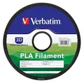 PLA vlákno pre 3D tlačiarne, striebornošedá kovová, 3 mm, 1 kg, cievka, VERBATIM