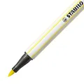 Vláknový fix s flexibilným štetcovým hrotom STABILO Pen 68 brush citrónová žltá [1 ks]