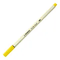 Vláknový fix s flexibilným štetcovým hrotom STABILO Pen 68 brush citrónová žltá [1 ks]
