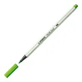 Vláknový fix s flexibilným štetcovým hrotom STABILO Pen 68 brush listová zeleň [1 ks]