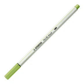 Vláknová fixka s flexibilným štetcovým hrotom STABILO Pen 68 brush pistáciová [1 ks]
