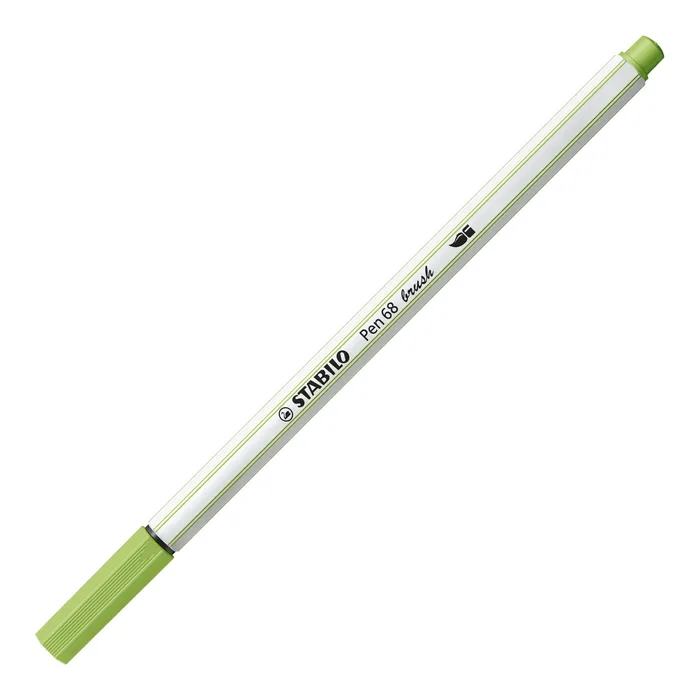 Hlavný obrázok produktu Vláknový fix s flexibilním štětcovým hrotem STABILO Pen 68 brush pistáciová [1 ks]