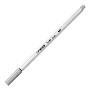 Vláknový fix s flexibilným štetcovým hrotom STABILO Pen 68 brush studená šedá [1 ks]