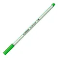 Vláknový fix s flexibilným štetcovým hrotom STABILO Pen 68 brush svetlo zelená [1 ks]