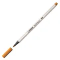 Vláknový fix s flexibilným štetcovým hrotom STABILO Pen 68 brush tmavo okrová [1 ks]