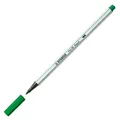 Vláknový fix s flexibilným štetcovým hrotom STABILO Pen 68 brush zelená [1 ks]
