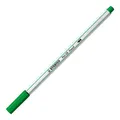 Vláknový fix s flexibilným štetcovým hrotom STABILO Pen 68 brush zelená [1 ks]