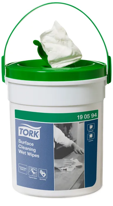 Hlavný obrázok produktu Vlhčené utěrky Tork Premium z netkané textilie na čištění povrchů [1 ks]