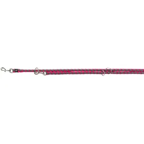 Vodítko CAVO okrúhle predlžovacie - fuchsie/grafit L-XL: 2,00 m/18 mm