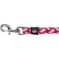 Vodítko CAVO okrúhle reflexné prepínacie - fuchsie L-XL:2,00m/18mm