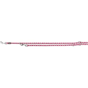 Vodítko CAVO okrúhle reflexné prepínacie - fuchsie S-M:2,00m/12mm