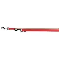 Vodítko SOFTLINE ELEGANCE predlžovacia - červeno/béžové DOPREDAJ M-L:2,00m/20mm