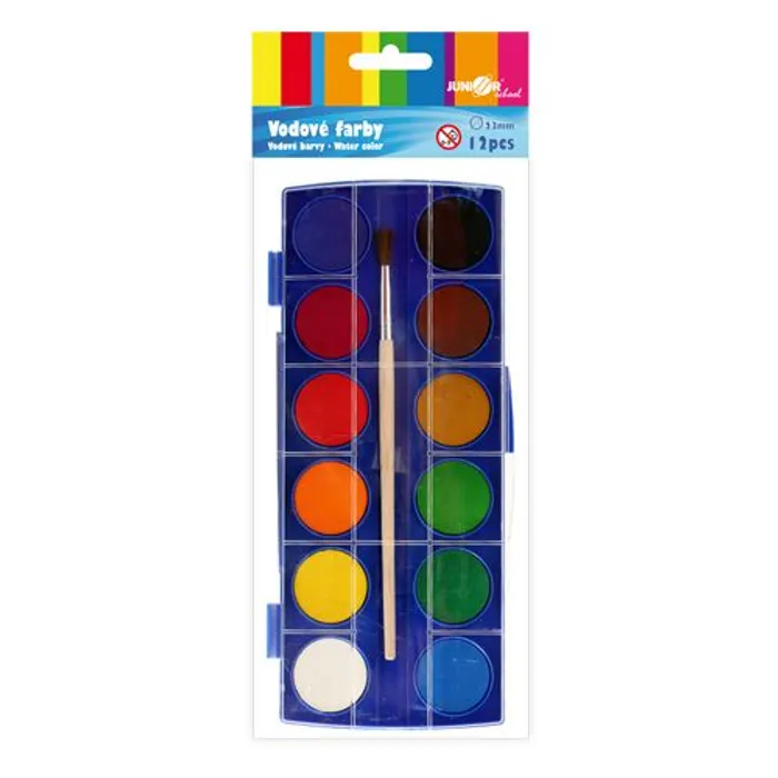 Hlavný obrázok produktu vodové barvy FOSKA 28mm 12barev