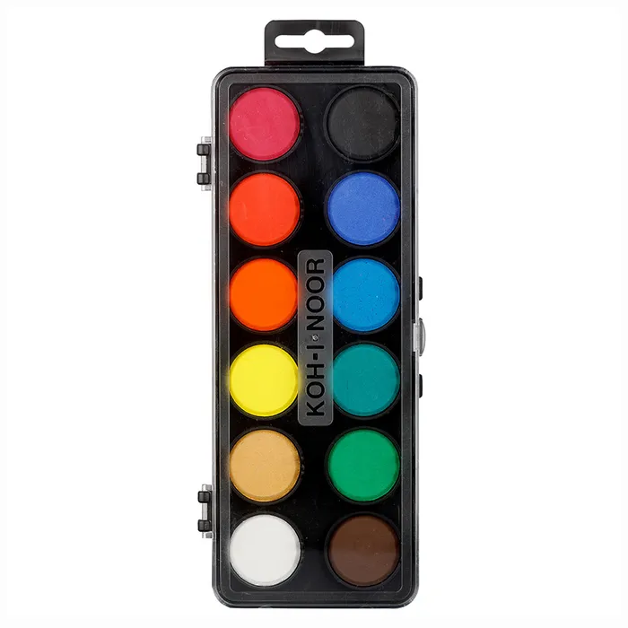 Hlavný obrázok produktu Vodové barvy velké 172511 - 30mm - 12 barev