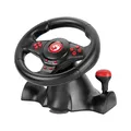 Volant Marvo GT-903, volant s pedálami a radiacou pákou, 16tl., USB, čierny