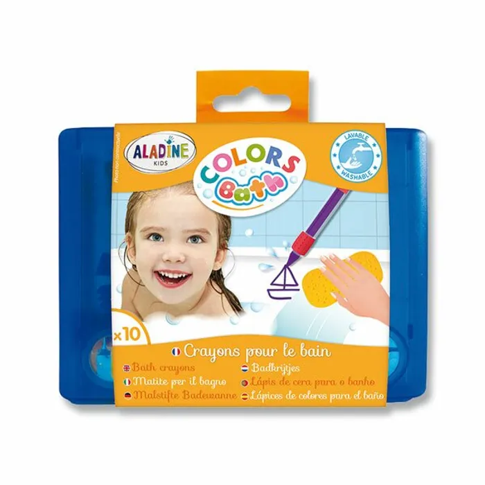 Hlavný obrázok produktu Voskové pastelky AladinE do vany 10 barev
