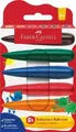 Voskové pastelky do dlane Faber-Castell - 6 farieb