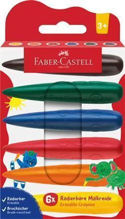 Hlavný obrázok produktu Voskové pastelky do dlaně Faber-Castell - 6 barev