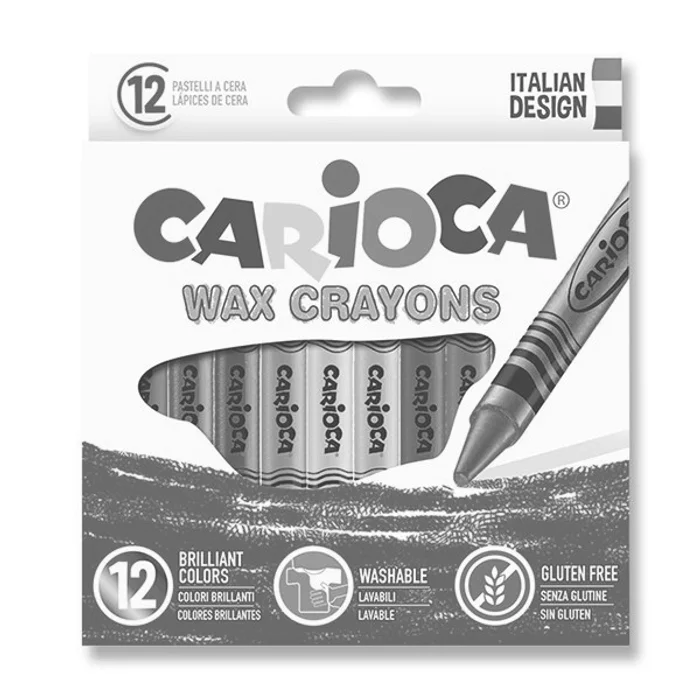 Hlavný obrázok produktu Voskovky Carioca Wax Crayon 12 barev