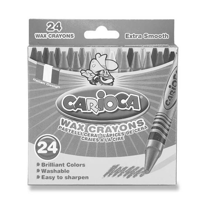 Hlavný obrázok produktu Voskovky Carioca Wax Crayon 24 barev