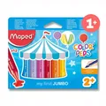 Voskovky Maped Wax JUMBO, trojhranné 12 farieb