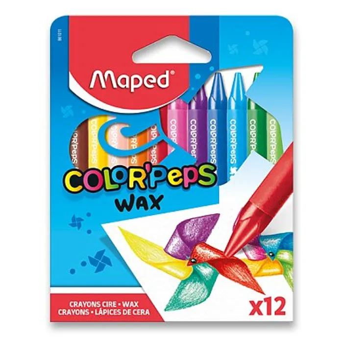 Hlavný obrázok produktu Voskovky Maped Wax, trojhranné 12 barev