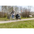 Vozík za bicykel, M: 71 x 95 x 85/138 cm, šedá/šalviová