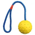 Ďalší obrázok produktu Vrhacia lopta hrboľatá na šnúre 6cm/30cm TRIXIE