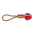 Ďalší obrázok produktu Vrhacie preťahovadlo HipHop s tenisákom 6 cm, 36 cm /130 g zelená, modrá, žltá