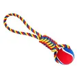Ďalší obrázok produktu Vrhacie preťahovadlo HipHop s tenisákom 6 cm, 36 cm /130 g zelená, modrá, žltá
