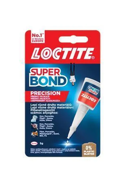Hlavný obrázok produktu Vteřinové lepidlo, 5g, HENKEL "Loctite Super Attak Precision"