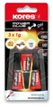 Vteřinové lepidlo Kores Power Glue Gel 3×1 g