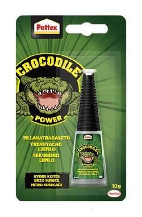 Hlavný obrázok produktu Vteřinové lepidlo "Pattex Crocodile", 10 g, HENKEL