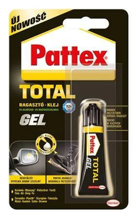 Hlavný obrázok produktu Vteřinové lepidlo "Pattex Total Gel", 8g, HENKEL