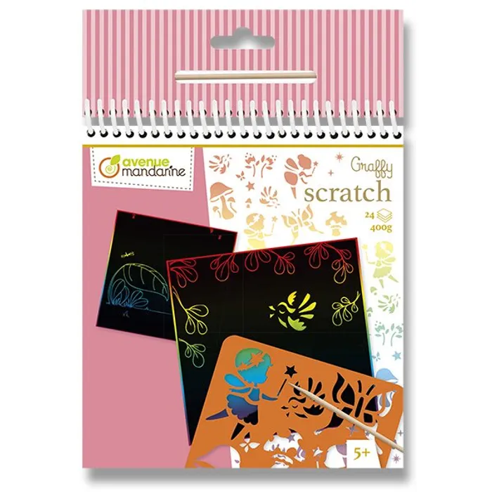 Hlavný obrázok produktu Vyškrabávací obrázky Avenue Mandarine Graffy Scratch Víly