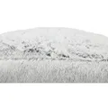 Ďalší obrázok produktu Vysoký vankúš HARVEY obdĺžnik 100 x 70cm, hebký poťah s dlhým vlasom, biela/čierna