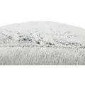 Ďalší obrázok produktu Vysoký vankúš HARVEY obdĺžnik 100 x 70cm, hebký poťah s dlhým vlasom, biela/čierna