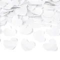 Ďalší obrázok produktu Vystřelovací konfety srdíčka bílé 40cm [1 ks]