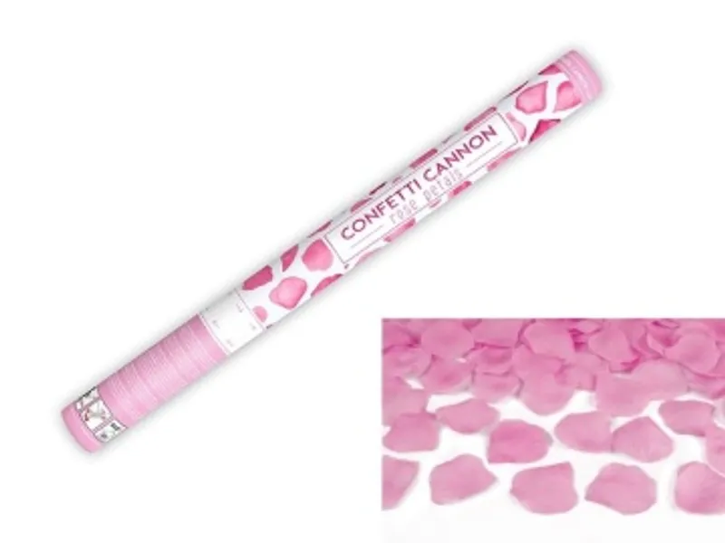 Hlavný obrázok produktu Vystřelovací konfety světle růzové růže 60cm [1 ks]