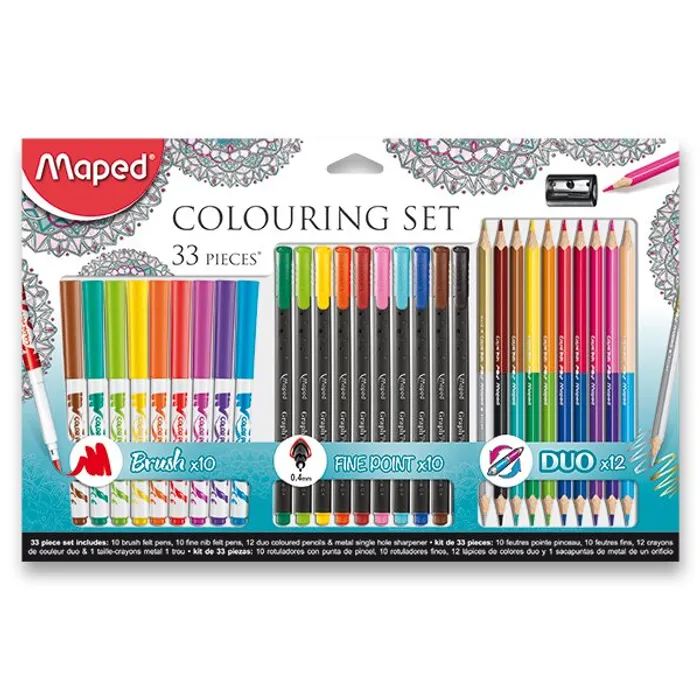 Hlavný obrázok produktu Výtvarná sada Maped Coloring set souprava, 33 ks
