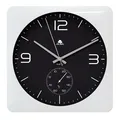 Nástenný hodinový stroj, 30 cm, ALBA "Horduo", biela
