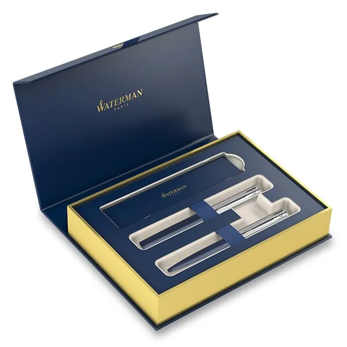 Hlavný obrázok produktu Waterman Allure DeLuxe Blue sada plnicí pero a kuličkové pero