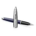 Waterman Carene Made in Francúzsko DLX Blue CT plniace pero hrot F