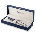 Waterman Exception Made in France DLX Blue CT plniace pero hrot M