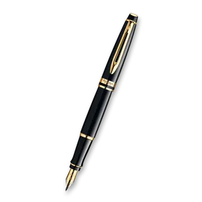 Waterman Expert Black Lacquer GT hrot F