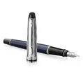 Waterman Expert Made in Francúzsko DLX Blue CT plniace pero hrot M